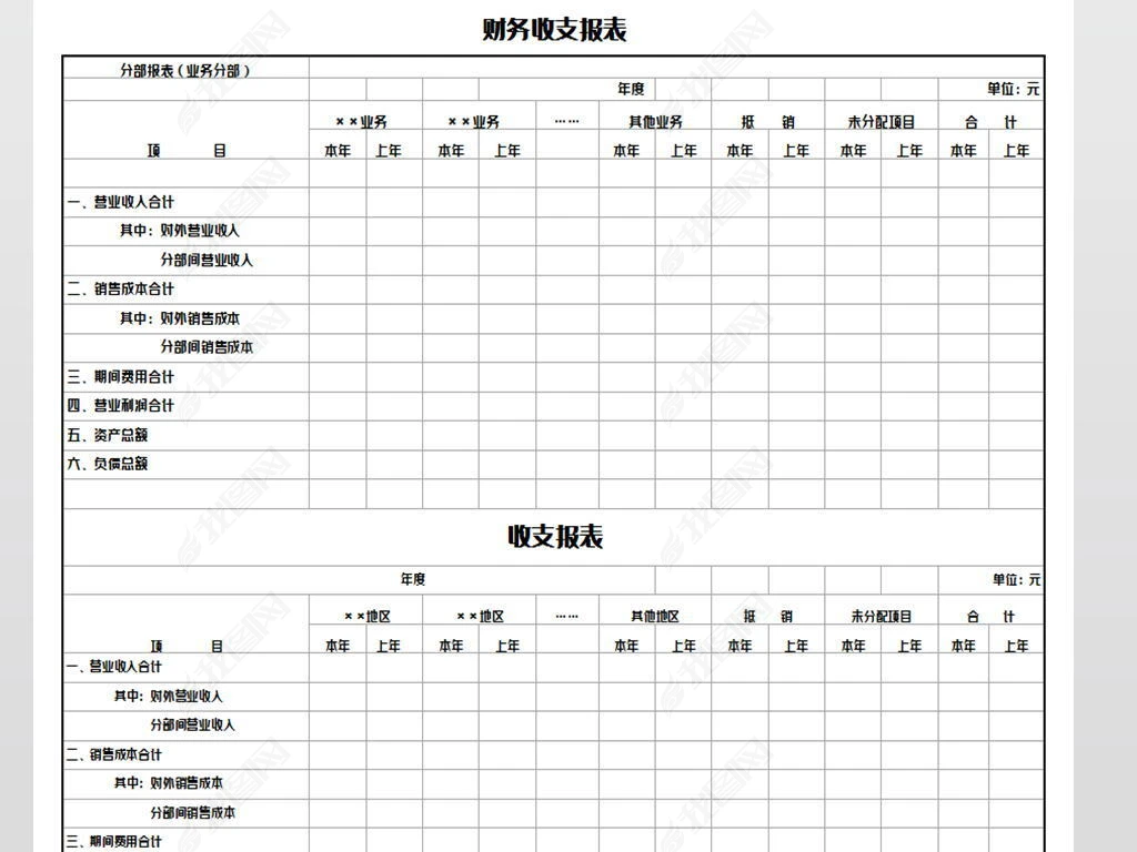 上市公司财务报表(财务年报是什么报表)