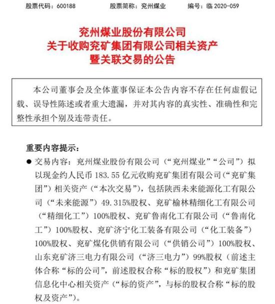 煤化工上市公司龙头股