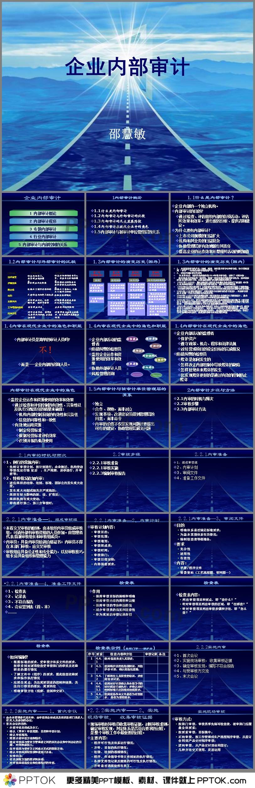 内审体系建设(企业内部审计课件)